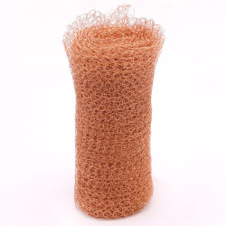 Filet en cuivre tressé et doublé pour protection contre les escargots et limaces