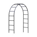Pergola arche acier plastifié vert - Support plantes grimpantes