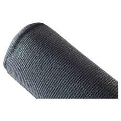 Brise-vue anthracite en HDPE anti-UV 200 g/m² occultant pour clôture extérieure