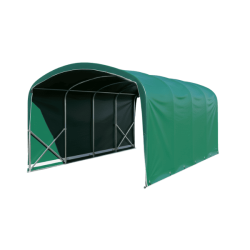 Abri tunnel agricole largeur 3 mètres en bache opaque verte