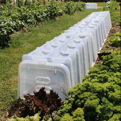 tunnel de forçage modul'o 40 - Kit avec 3 tunnels de forçage + 2 embouts + 10 piquets