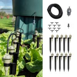 Kit 10 goutteurs Iriso avec supports pour réserve