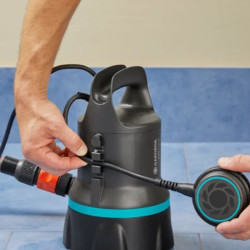 photo pompe gardena 900 en utilisation