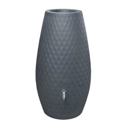 Réservoir d'eau de pluie 2en1 Triagon 230 L gris graphite