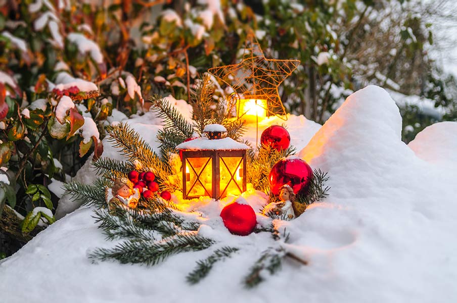 Jardin en décembre ce qu'il faut faire en hiver.
