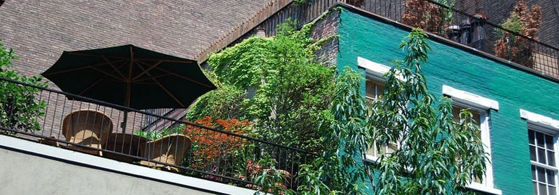 potager urbain sur un balcon