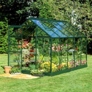 Serre de jardin en verre horticole