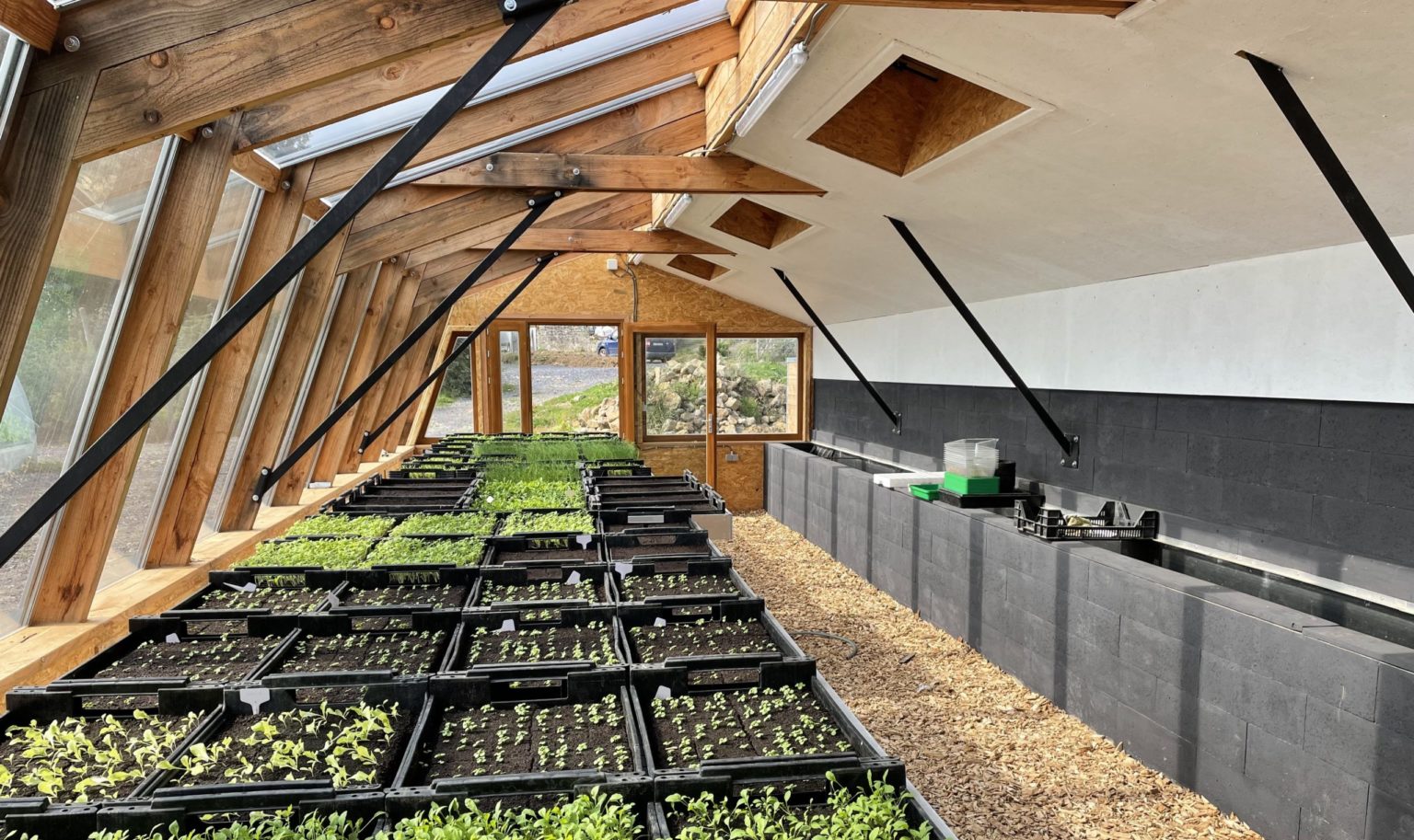 Principe d’une serre bioclimatique maison. — free download
