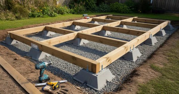 Sur quoi poser un abri de jardin ? Guide des meilleures fondations