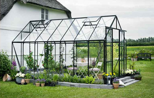 Serre en verre horticole magnum 148