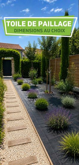Toile de paillage pour le jardin