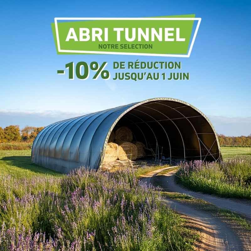 Réduction sur les abris tunnel deschamps