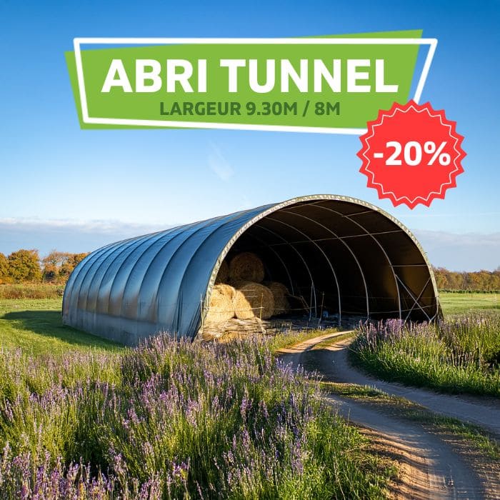 Promotion sur les abris tunnel deschamps