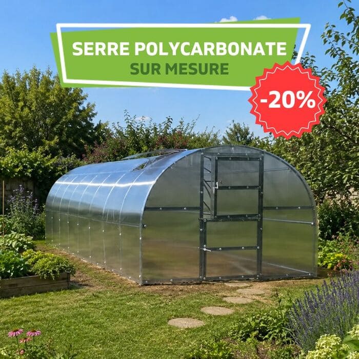 Promotion sur les serre en polycarbonate