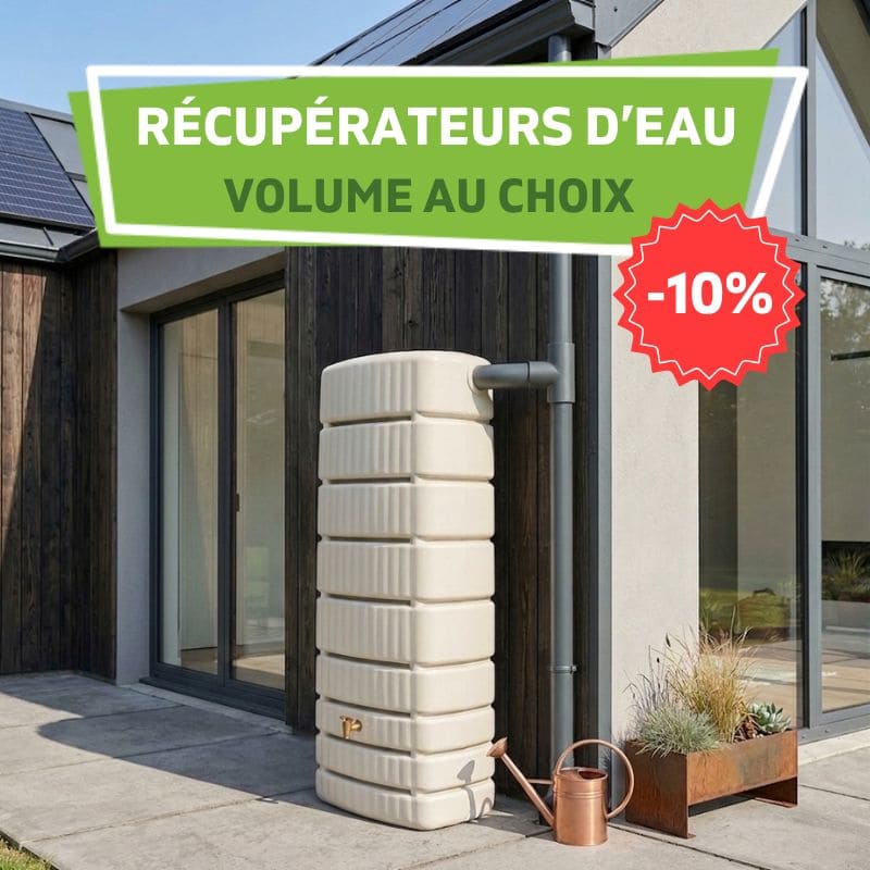 Récupérateur d'eau en promotion