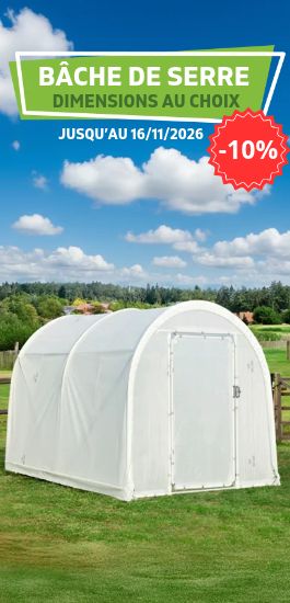 promotion sur les bâches de serre