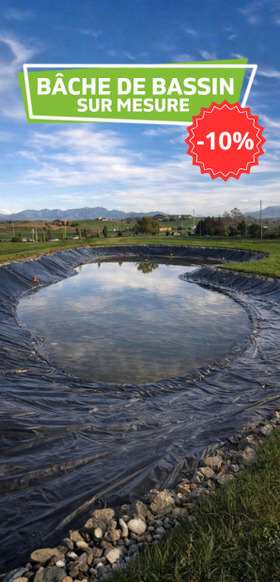 Bâche de bassin en réductions